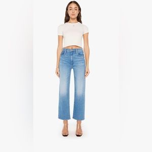 MOTHER “RAMBLER ZIP FLOOD” WASH: OUT OF THE BLUE *SIZE 29 *NWT $258.00